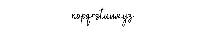 Wednesday2 Font LOWERCASE