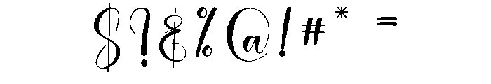 Weedingday Font OTHER CHARS