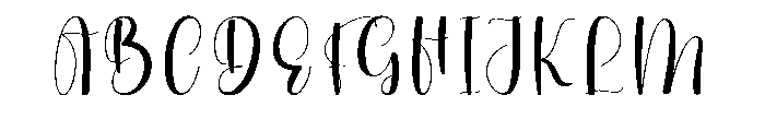 Weedingday Font UPPERCASE