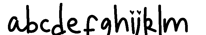 Weekday Time FONT