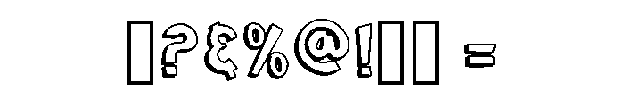 Weekend Outline Regular Font OTHER CHARS