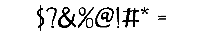 Weekend Parade Font OTHER CHARS