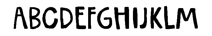 Weekend Parade Font UPPERCASE
