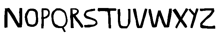 Weekend Parade Font LOWERCASE