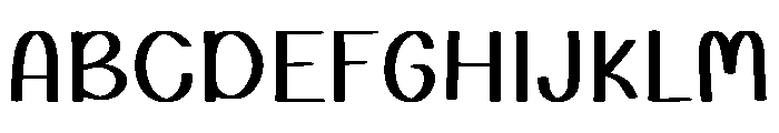 Weekend Planner Font UPPERCASE