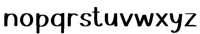 Weekend Planner Font LOWERCASE