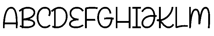 Weekend Santa Regular Font UPPERCASE
