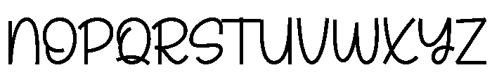 Weekend Santa Regular Font UPPERCASE