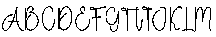 Weekend Santa Font UPPERCASE