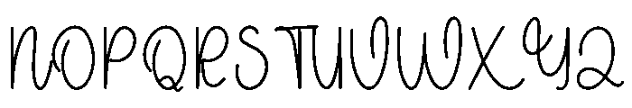 Weekend Santa Font UPPERCASE