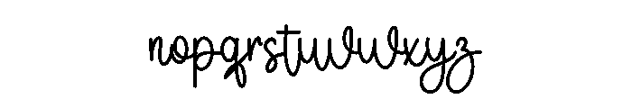 Weekend Santa Font LOWERCASE