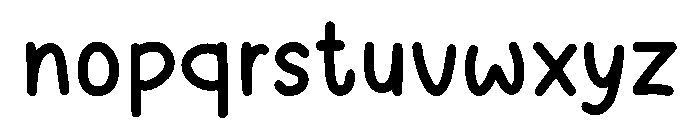Weekly Sunkiss Font LOWERCASE