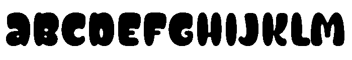 Weird Inside Font UPPERCASE