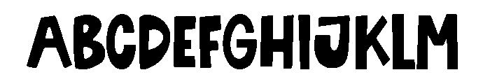 Weird Jokes Font UPPERCASE