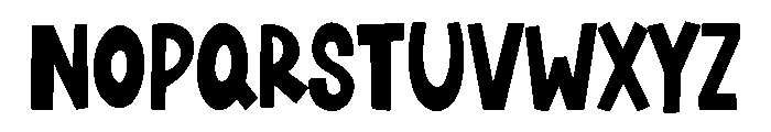 Weird Jokes Font UPPERCASE