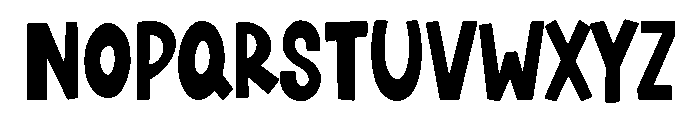 Weird Jokes Font LOWERCASE