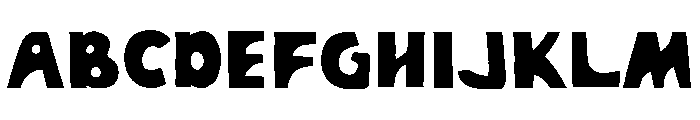 Weird Vault Regular Font UPPERCASE