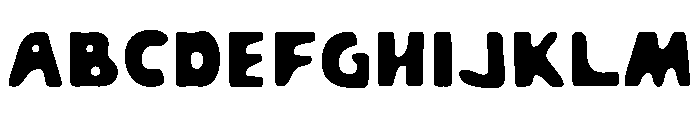 Weird Vault Rounded Font UPPERCASE