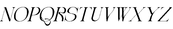 Welcome Christmas Italic Font UPPERCASE
