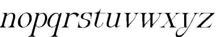 Welcome Christmas Italic Font LOWERCASE