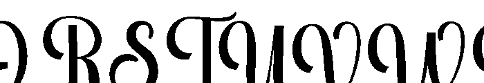 Welcome December Regular Font UPPERCASE