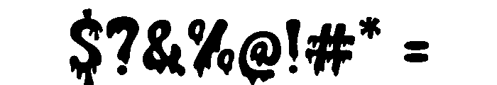 Welcome Dracula Font OTHER CHARS