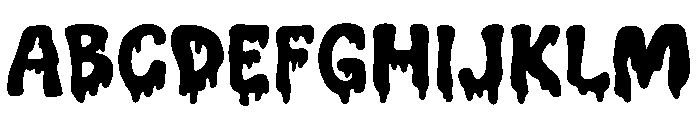 Welcome Dracula Font UPPERCASE