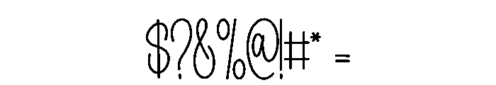 Welcome Embroidery Font OTHER CHARS