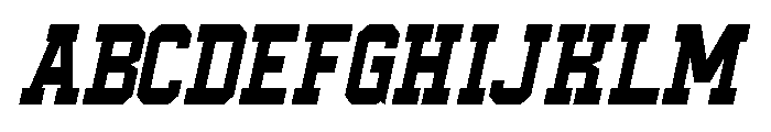 Welcome January Italic Font UPPERCASE