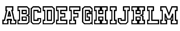 Welcome January Outline FONT