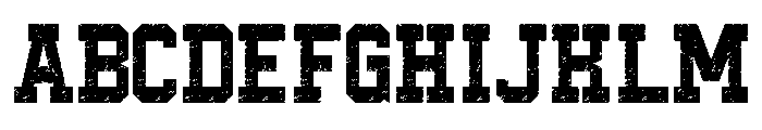 Welcome January Texture Font UPPERCASE