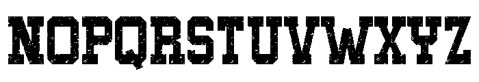 Welcome January Texture Font LOWERCASE