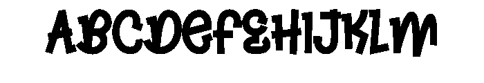 Welcome Magic Font UPPERCASE
