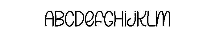 Welcome November Font UPPERCASE