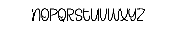 Welcome November Font UPPERCASE