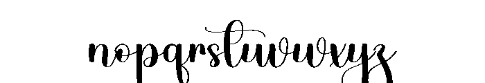 Welcome Rustic Font LOWERCASE