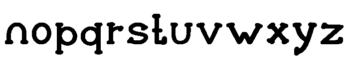 Welcome Summer Regular Font LOWERCASE