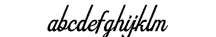 Wellsville Script Rough FONT