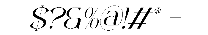 Welp Clair Italic Font OTHER CHARS