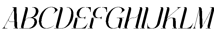 Welp Clair Italic Font UPPERCASE