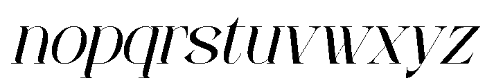 Welp Clair Italic Font LOWERCASE