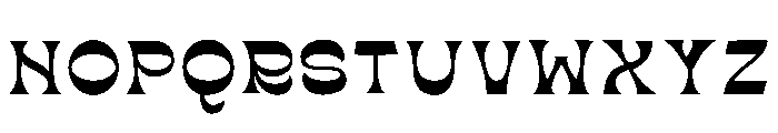 Wenslay Font UPPERCASE