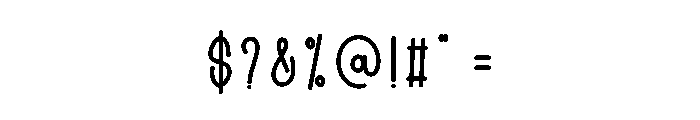 Wensokia Font OTHER CHARS