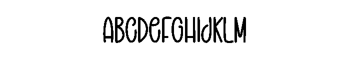 Wensokia Font UPPERCASE