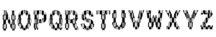 Weser Regular Font UPPERCASE