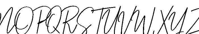 Wesley Signature Font UPPERCASE
