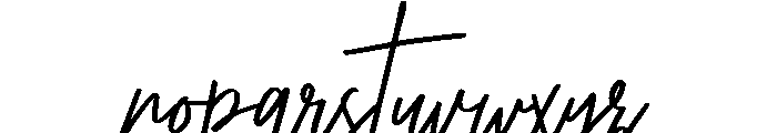 Wesley Signature Font LOWERCASE