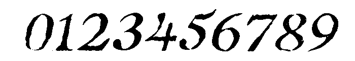 West Postage Italic Font OTHER CHARS