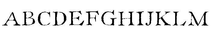 West Postage Regular Font UPPERCASE
