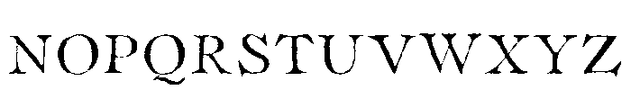 West Postage Regular Font UPPERCASE